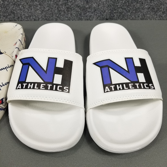 Lot of 2 — women's Champion and ATHLETICS comfort footbed slides Size 9 - Picture 4 of 10